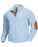 Men's Long Sleeve Colour Patch Hoodie