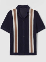 Old Money Knitted Short Sleeve Shirt