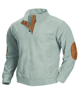 Men's Long Sleeve Colour Patch Hoodie