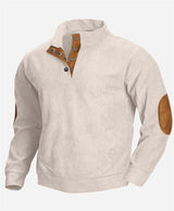 Men's Long Sleeve Colour Patch Hoodie