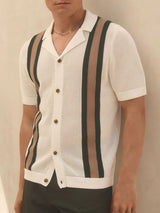 Old Money Knitted Short Sleeve Shirt