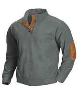 Men's Long Sleeve Colour Patch Hoodie