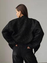 Sparkle Sequin Tweed Jacket