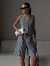 Elegance Waistcoat and Shorts Set