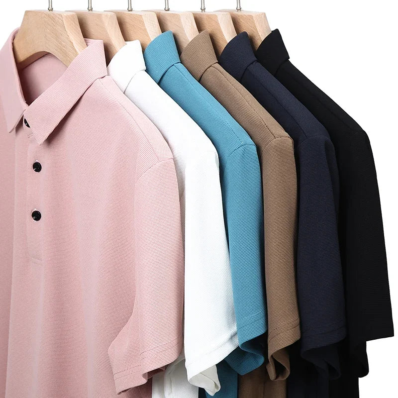 Classic Waffle Polo T-Shirt