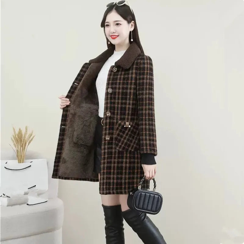 Female Winter Wool Jacket