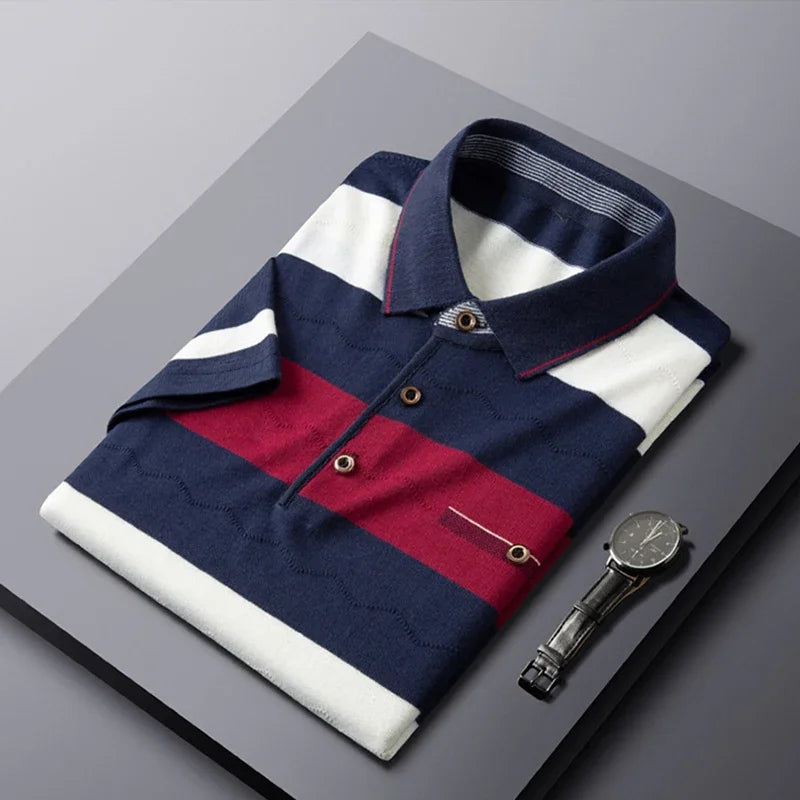 Classic Stripes Polo T-Shirt