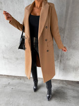 Luxe Lapel Winter Jacket