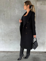 Luxe Lapel Winter Jacket