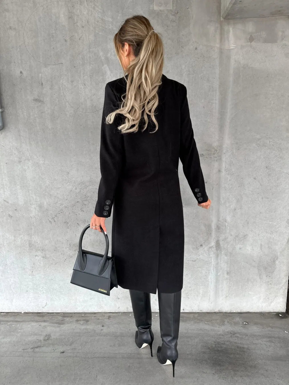 Luxe Lapel Winter Jacket