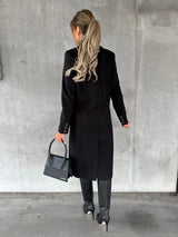 Luxe Lapel Winter Jacket