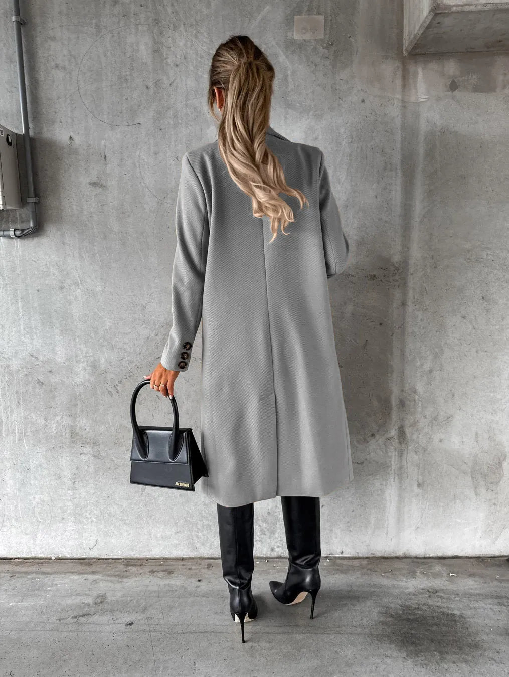 Luxe Lapel Winter Jacket